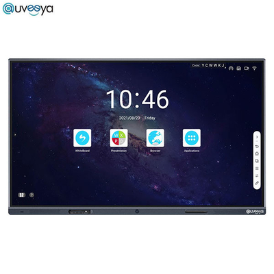 Auveeya赤外線スマートな相互ホワイトボードデジタルのタッチ画面板75インチ